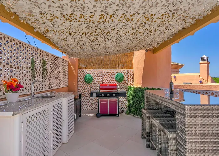 公寓 Hacienda Del Sol Penthouse By Finest 埃斯特波纳